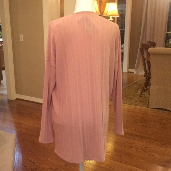 Staccato LS Lightweight Dusty Rose Cardigan - Picture 7 of 12